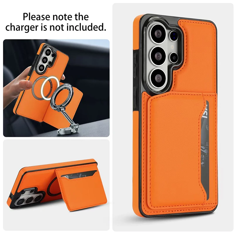Multifunctional Magnetic Card Holder Phone Case with Enhanced Protection