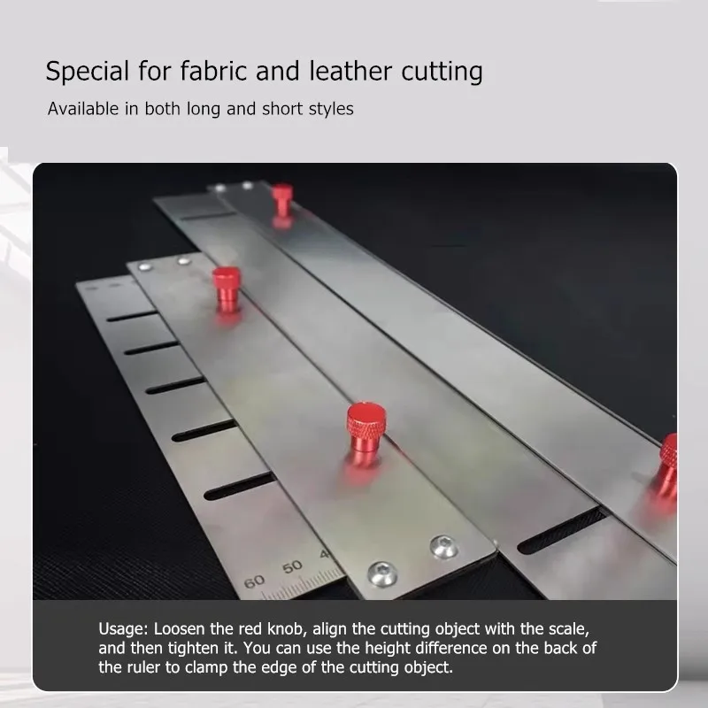 Professional Leather Strap Cutting Ruler leather measuring tool leather cutting tool leather working tools leather tool craft cutting tool Handmade Leather Goods DIY Cutting Accessories