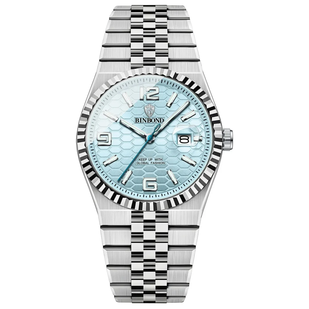 BUREI Uomo Donna Orologio da polso al quarzo classico minimalista