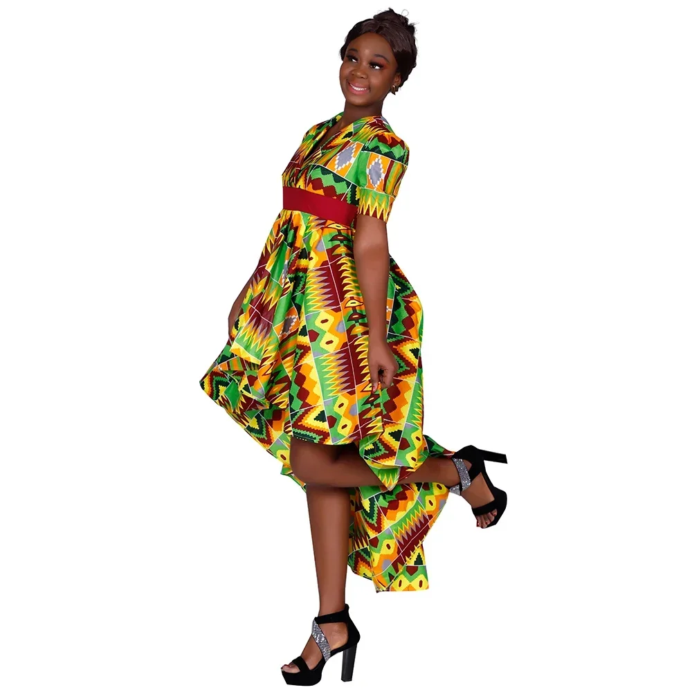 chinese dress ladies Abena's African Print Dress for Girls M / D
