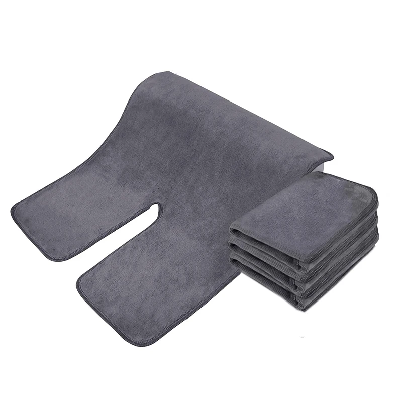 U-Shaped Ultra-Fine Fiber Beauty Towel Soft Absorbent Quick-Dry for Salon & Spa