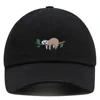 Sloth Baseball Cap  Embroidered  Animal Association Dad Hat  Cartoon Cute  Woman Summer Cotton Sun Hat Man Trucker Hats 2