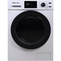 Magic Chef 2.7 Cubic Foot Front Load Portable Compact Electric Washing Washer And Dryer Machine Combo Appliance, White 1