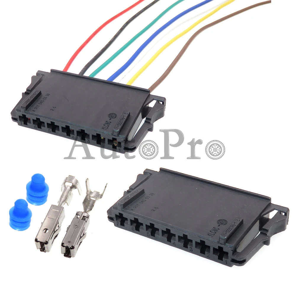 

1 Set 7 Hole 1-1355396-1 A2115450328 Starter Car Plastic Housing Electrical Connector Automobile Cable Harness Sealed Socket