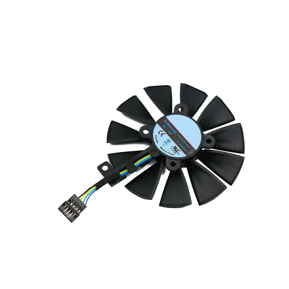 Gpu Cooler para Asus Strix Gtx 1060 oc 1080 1070 1080ti rx 480 Placa Gráfica Fan Cooler Fdc10u12s9-c Gtx1080 - Imagem 2