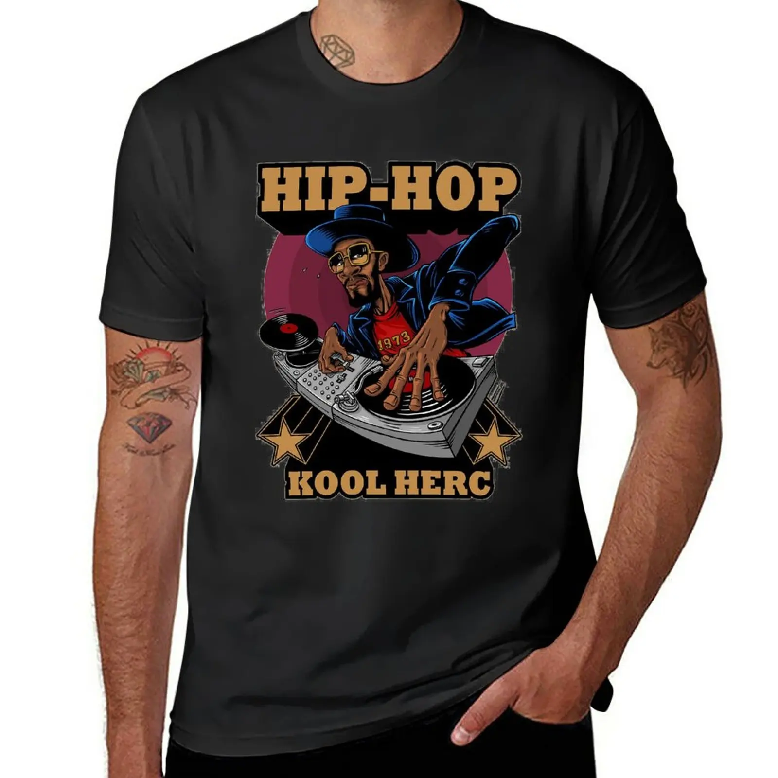 

New KOOL HERC T-Shirt cute tops funny t shirt sublime t shirt mens cotton t shirts