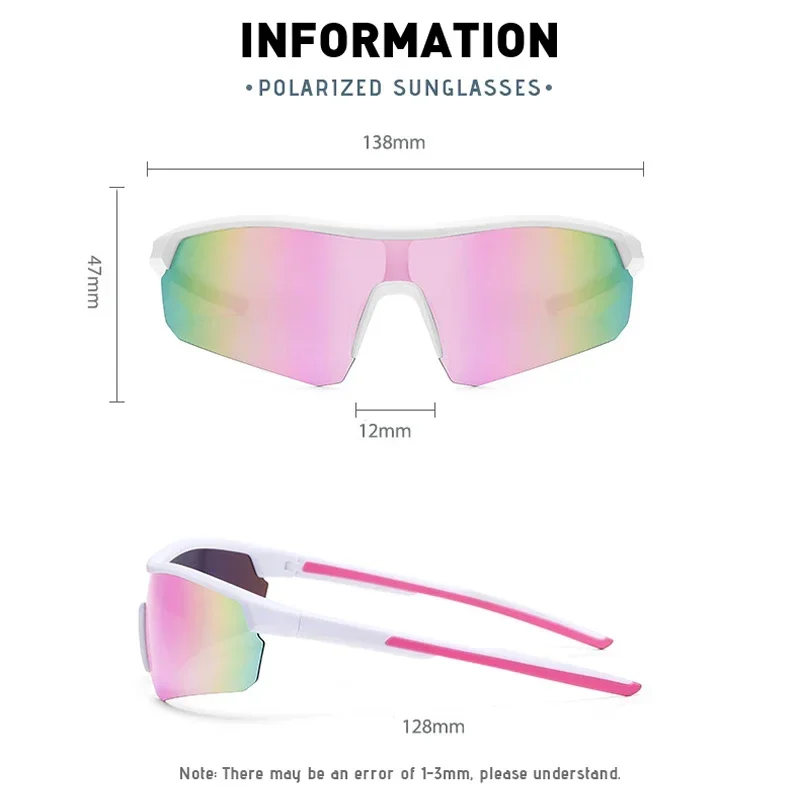 Children's Cycling Sunglasses TR90 UV Resistant Polarized Sports for Kids 5-13