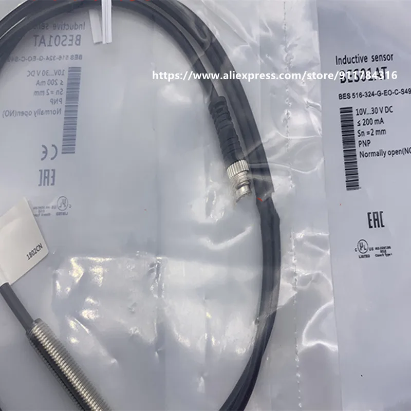 

Новый высококачественный Бесконтактный переключатель BES 516-324-G-EO-C-S49-01 516 -- 324-G-EO-C-PU-02 516-324-E4-C-PU-02, 2 шт.