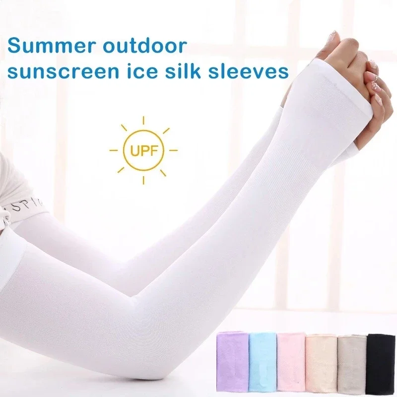 Arm Sleeves Warmers Sports Sleeve Sun UV Protection Hand Cover Cooling Warmer Running Fishing Cycling Ski