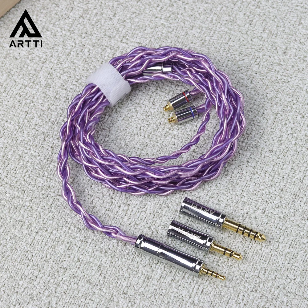 

ARTTI FLEX A7 Earphone Cable 4 Cores 268 Strands Silver-plated 7N OCC Copper 2.5/3.5/4.4mm 3in1 Plug 2pin/MMCX Connector Cable