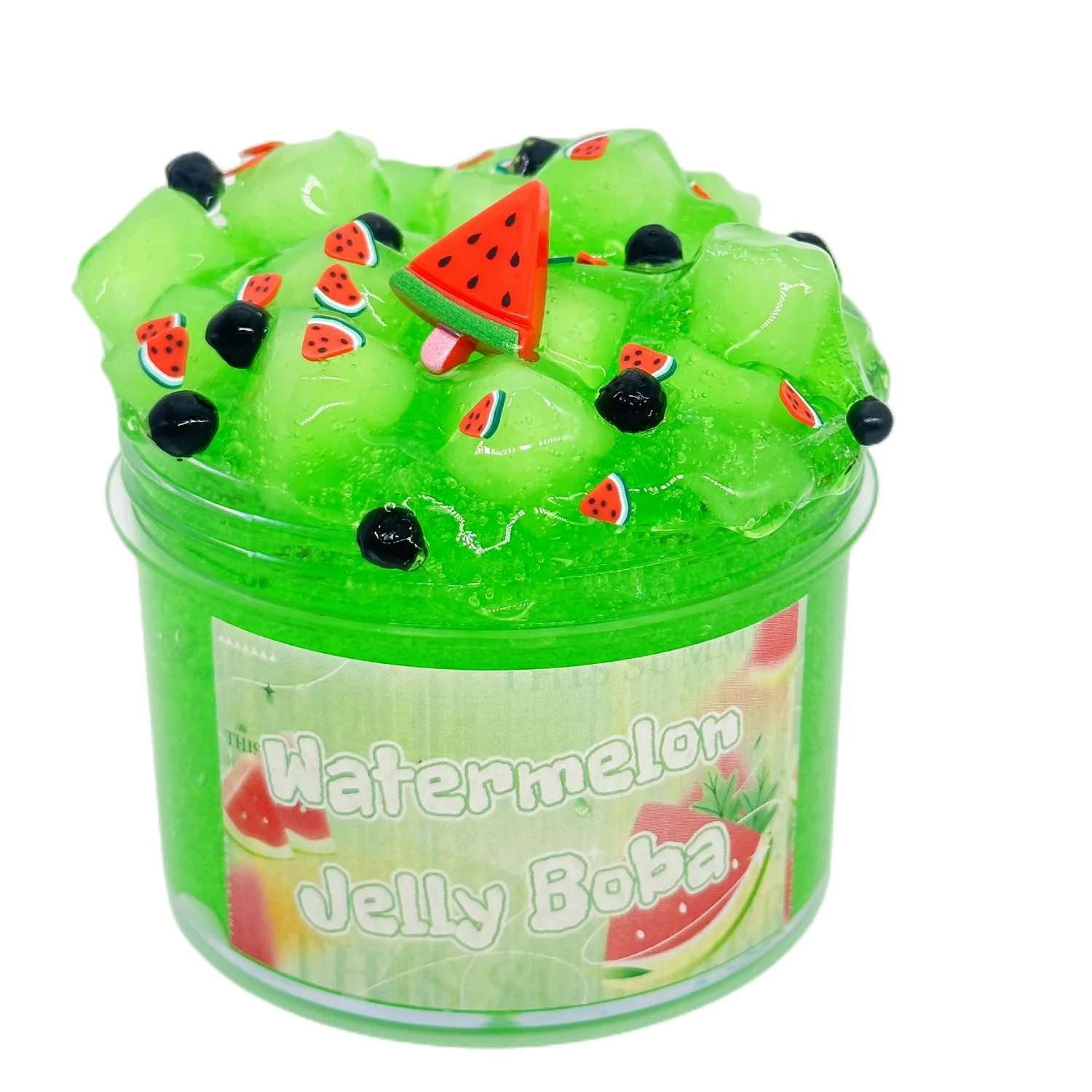 Slime Set Play Dough Cloud Hot Decompression BOBA Jelly Cube Slime Kit Children's Educational Decompression Antistress Toy slime kit fluffy slime