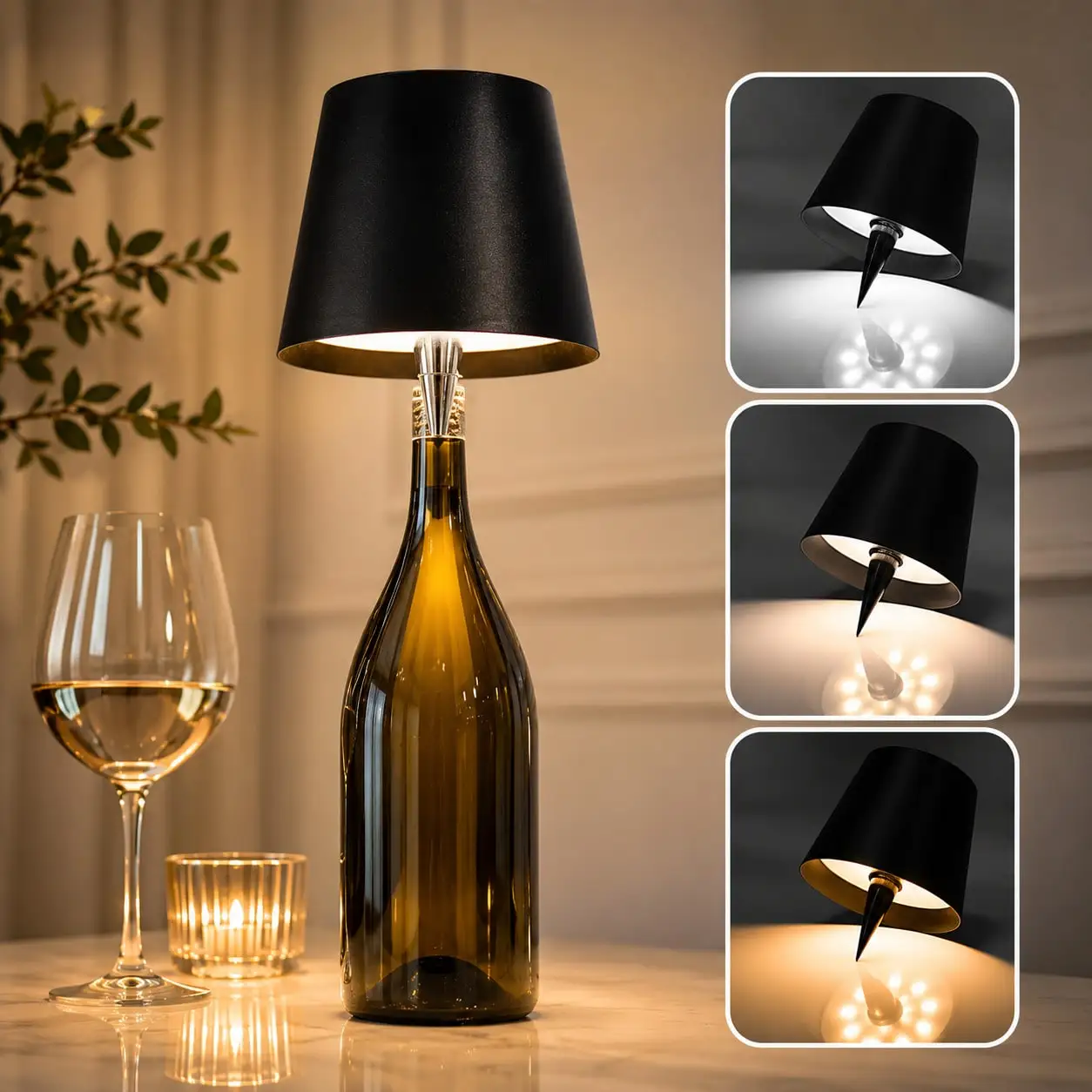 Rechargeable Wine Bottle LED Lamp 2