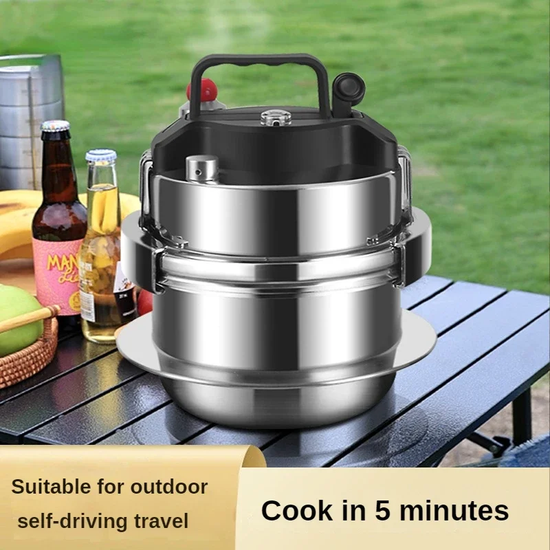 1.2L/1.6L Gas Induction Cooker Universal Mini Stainless Steel Pressure Cooker Pot Soup Rice Multifunctional Household Stew Pan pressure cooker
