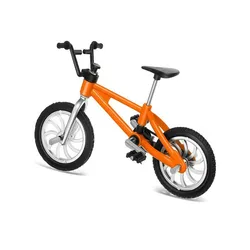 Miniature Alloy Finger Bicycle Toy - DIY Simulation Mountain Bike for Kids, 1/12 Dollhouse Accessory (Xm860)