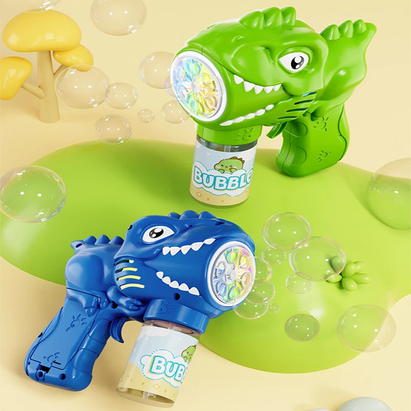 Dinosaur Bubble Machine Fully Automatic Electric Bubble Blower_voghion.com