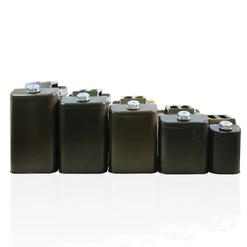 Car gasoline barrel diesel fuel tank car spare fuel tank 10 liters 20 liters thickened tin bucket