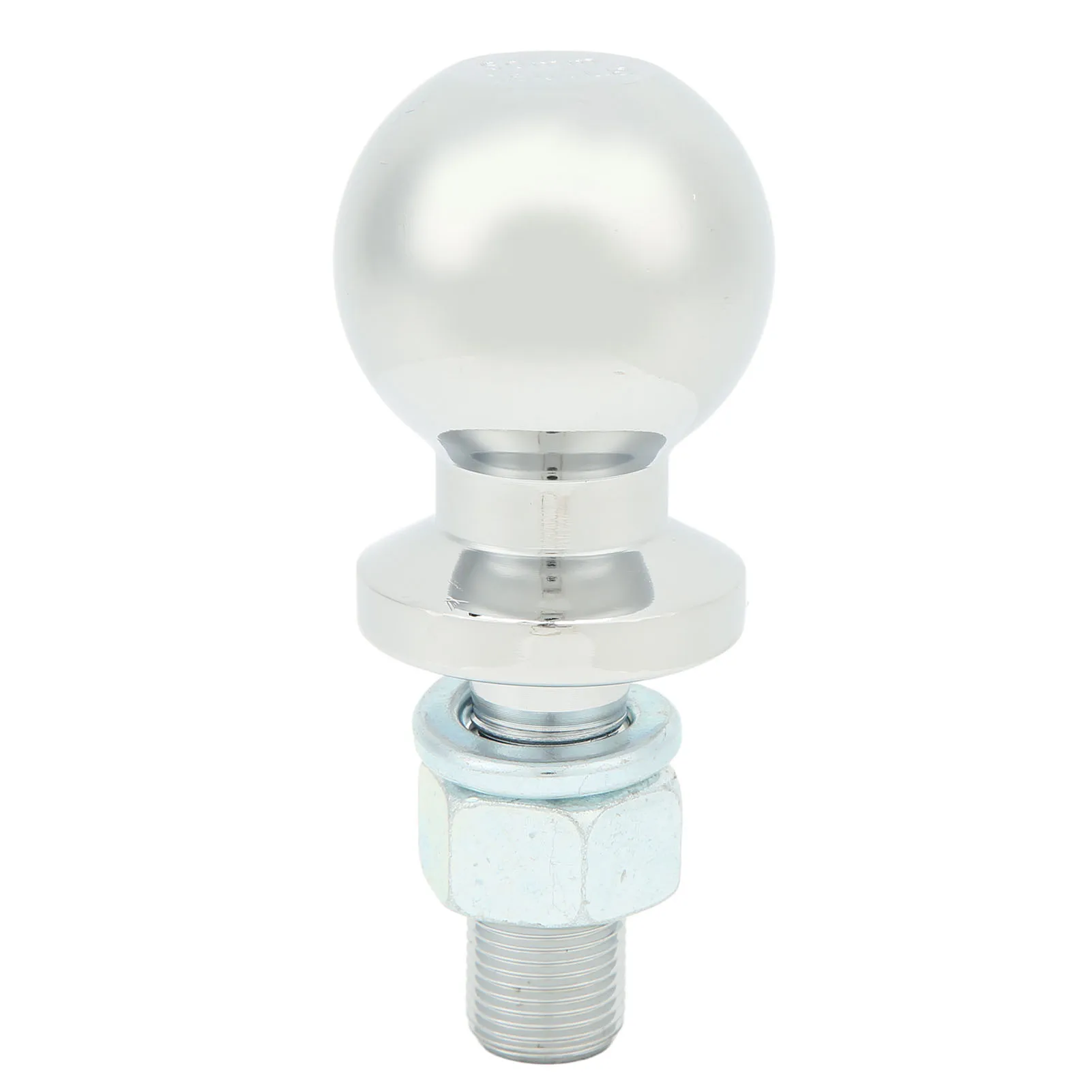 TowingHitchBallHighHardness50mmX34inShank3500lbsCarbonSteel