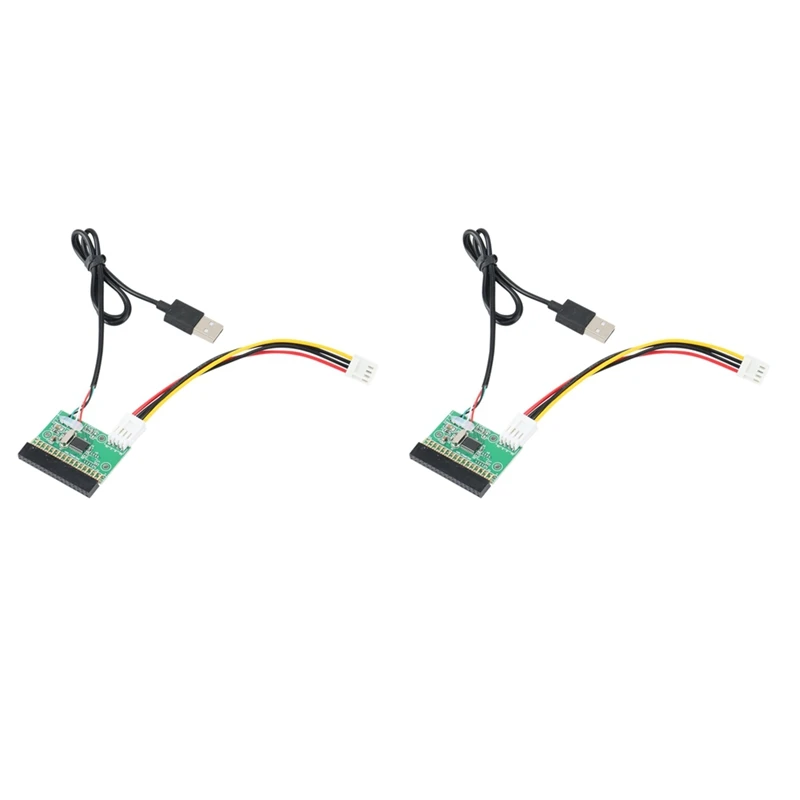 2X 1.44Mb 3.5 Pollici Floppy Drive Connector 34 Pin 34 P A Usb Cable Adapter Pcb Board Pc Usb A Floppy U Disk To Floppy
