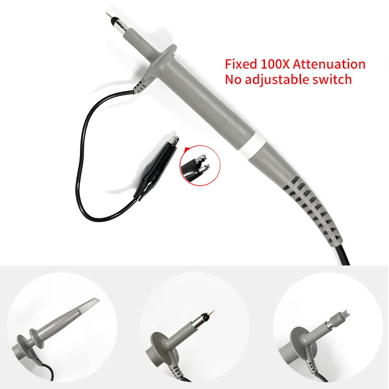 Hantek Attenuation 100X high voltage probe T3100 100Mhz MAX 2KV DC+AC suitable for BNC other brands of oscilloscopes