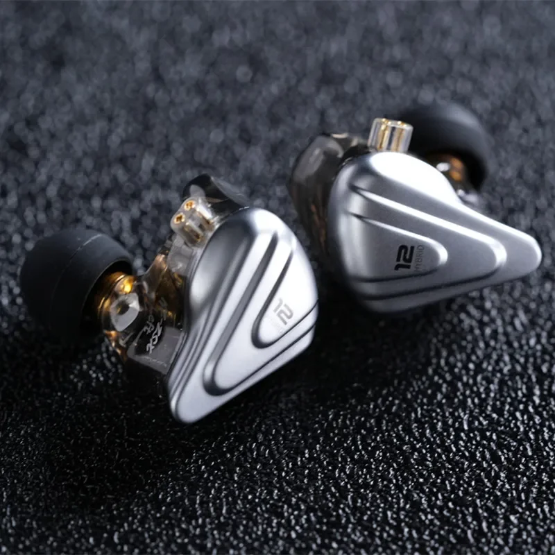 KZ ZSX 1DD+5BA Hybrid Drivers in-Ear Monitor Earphones HIFI Bass Earbuds Music Game Sport Headset 2PIN Cable ZS10PROX ZAR PR1PRO 6