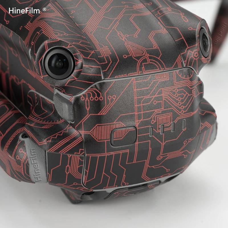 AIR3S 드론 스티커 커버 스킨 용 Hinefilm 스킨 DJI AIR 3S 드론 데칼 스킨 DJIAIR3S 보호대 가드 Air3 S 랩 필름