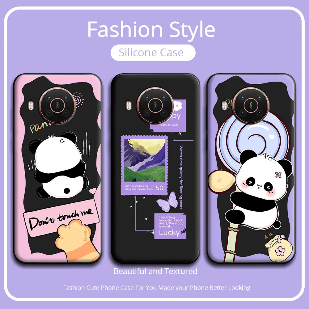 Cute Panda Soft Silicone Shockproof Phone Case - Protective Cover