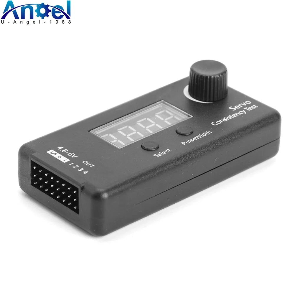 

DC 4.8-6V Mini 3 Modes Digital Servo/ESC Consistency Tester Steering Gear Measurement for RC Helicopter Airplane Car Tool