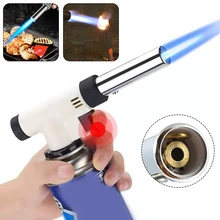 

Flame Gun BBQ Cooking Welding Torch Flamethrower Outdoor Camping Picnic Hiking Lighter Butane Gas Invertible Butane