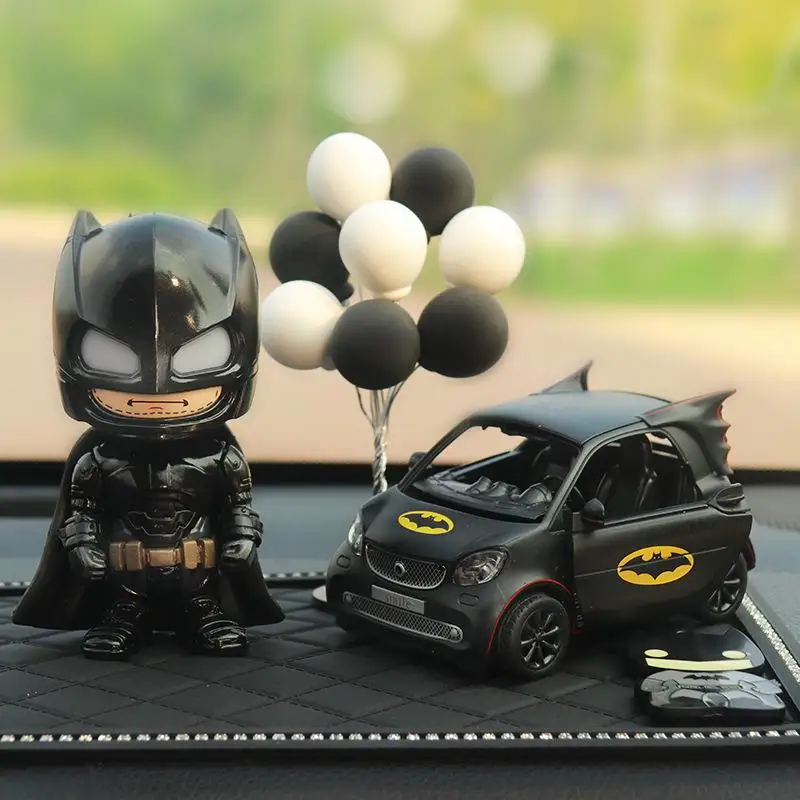 

DC Batman Batmobile украшения для автомобиля родстер украшение для приборной панели с центральным управлением фигурка с бобальной головкой Аксессуары экшн-фигурки