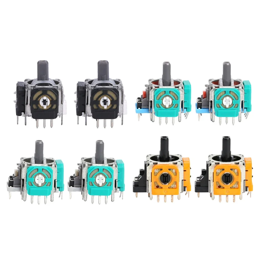 2PCS Gaming Handle Hall Rocker Joystick Sensor Replacement Joystick Analog 3D Rocker Axis for PS4 PS5 Xbox 360 joystick replacement joystick module game joystick arcade joystick