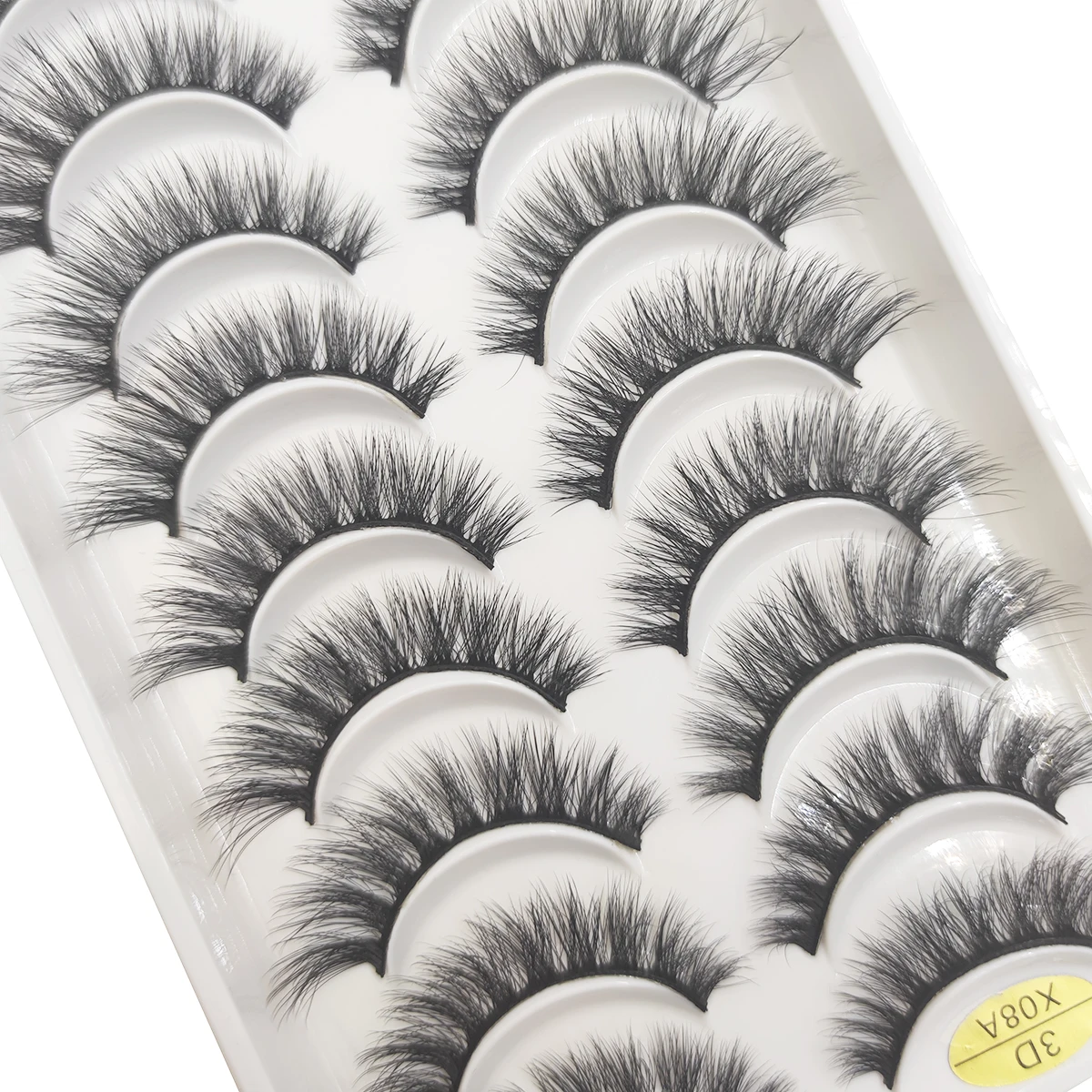 

10 Pairs 3d Natural Mink Lashes Short False Eyelashes Messy Soft Eye Lashes Makeup Faux Cils Maquiagem Cilios H13