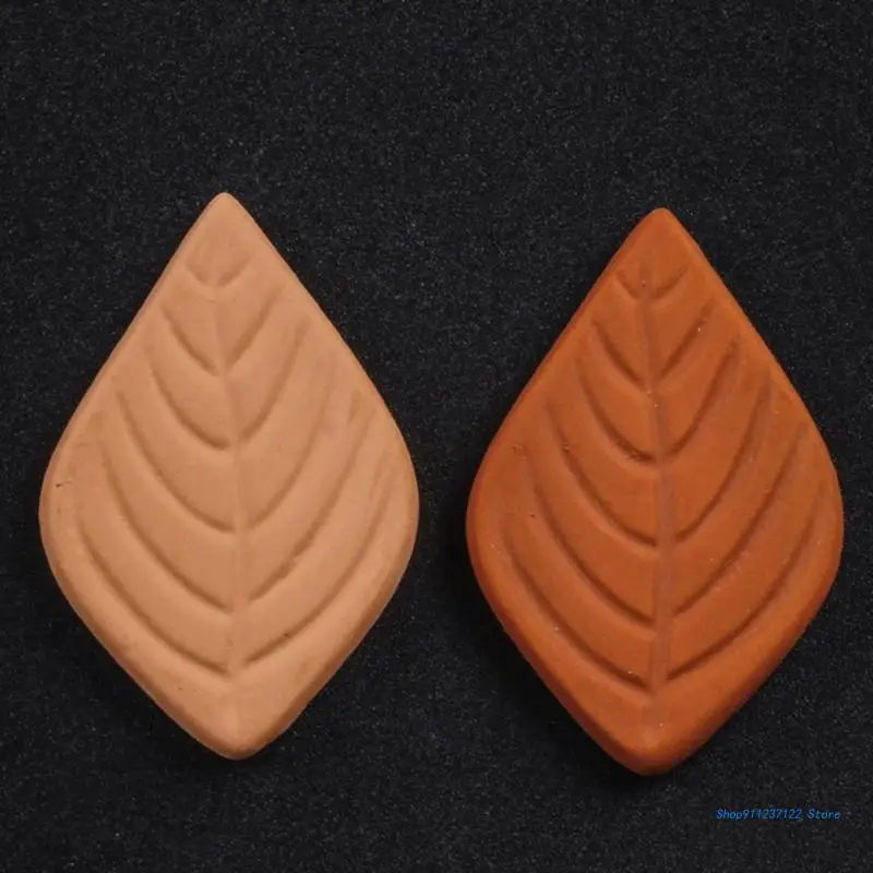 Brown Sugar Keeper Saver Softener Reusable Leaf Clay Smoke Cigars Humidifier Hydrostone Terracotta Humidifying Stone 10x