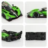 Bburago 1:43 Lamborghini SC63 Static Die Cast Vehicles Collectible Model Racing Car Toys Acrylic Box 6