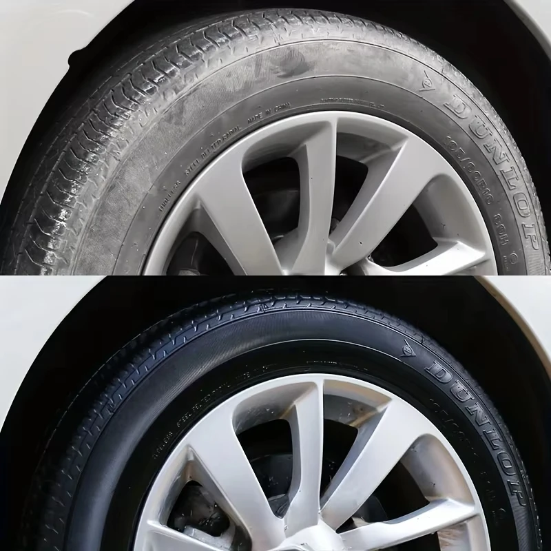Black Shiny Tire Wax - Durable, Long-lasting Protection