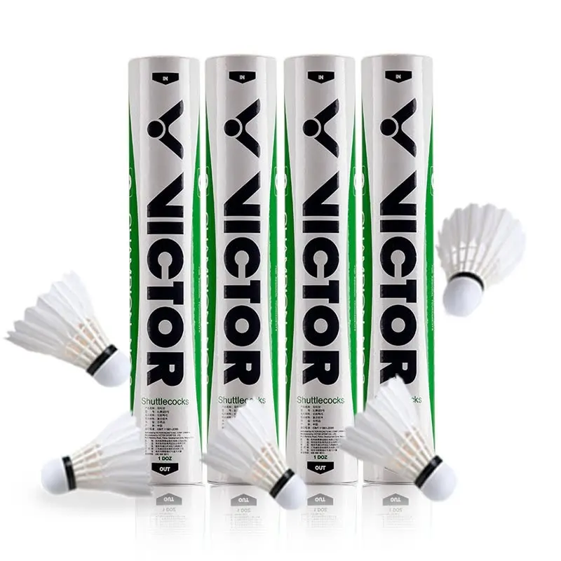 Original Victor Champion No.3 Badminton Shuttlecock Duck Feather 