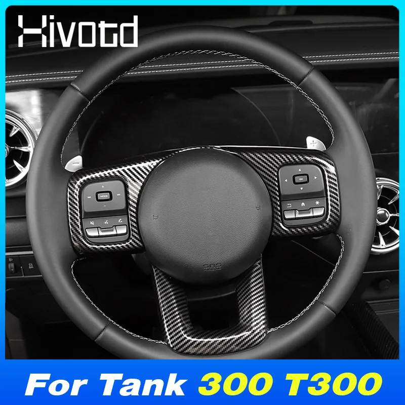 Inserto Per Volante Per Auto Parti Di Copertura Del Telaio Del Pannello Di Rivestimento In Abs Per Serbatoio Wey Gwm 300 T300 2022-2023 Accessori Inte