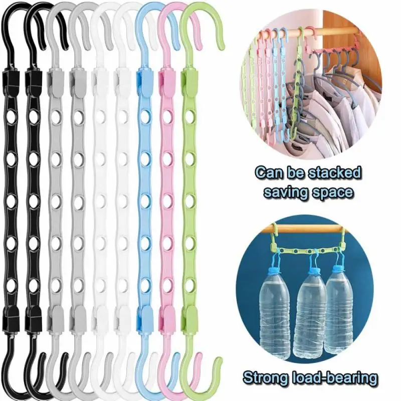 5-hole 5-10pcs Space Saving 360 Rotating Multi-function Folding Wardrobe Drying Clothes Hanger clothes hanger storage hanger storage hanger hook