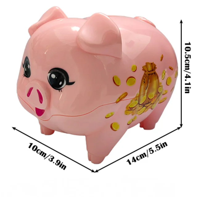 Piggy Bank Saving Box Money Boxes Kids Toys Children Money Home Decor Storage Small Piggy Bank Colletion Foam Habit Gifts