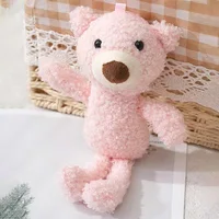 1 cartoon bear shape pet plush toy for pet interactive play Valentine's Day, party, birthday gifts 1