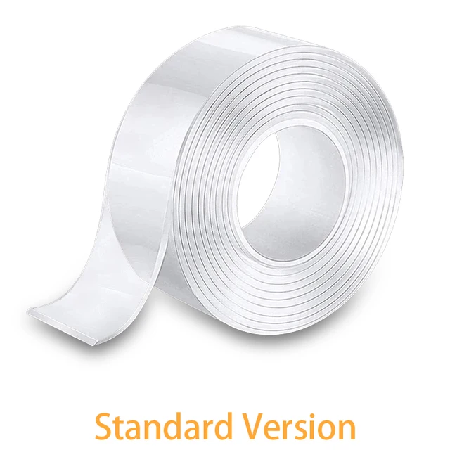 Double Side Tape Feature Waterproof Reusable Adhesive Transparent Glue Stickers Suit for Home Bathroom Decoration 1/2/3/5 Meters 