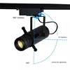 Black Adjustable Aperture10w 20w 30w COB Ceiling Museum-Specific CalligraphyPainting Cutting Lights Graphic Clipping Track light 4