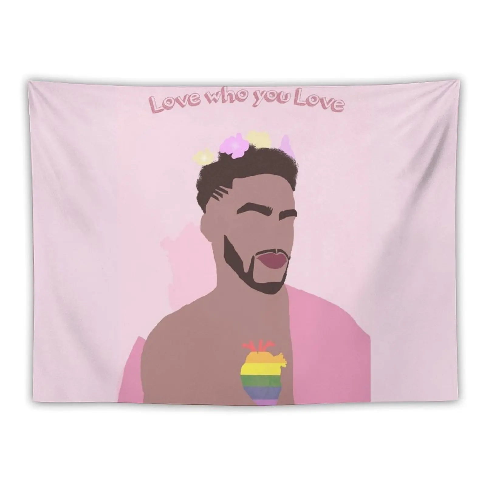 

Black Love Tapestry Anime Decor Living Room Decoration Room Decorating Aesthetic Tapestry