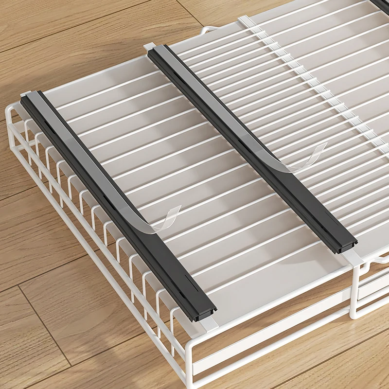 Pull-Out under the Cabinet Storage Straw Kitchen Organizer Rack for Utensils Cutlery Maximizing Space,Width Extendable 2