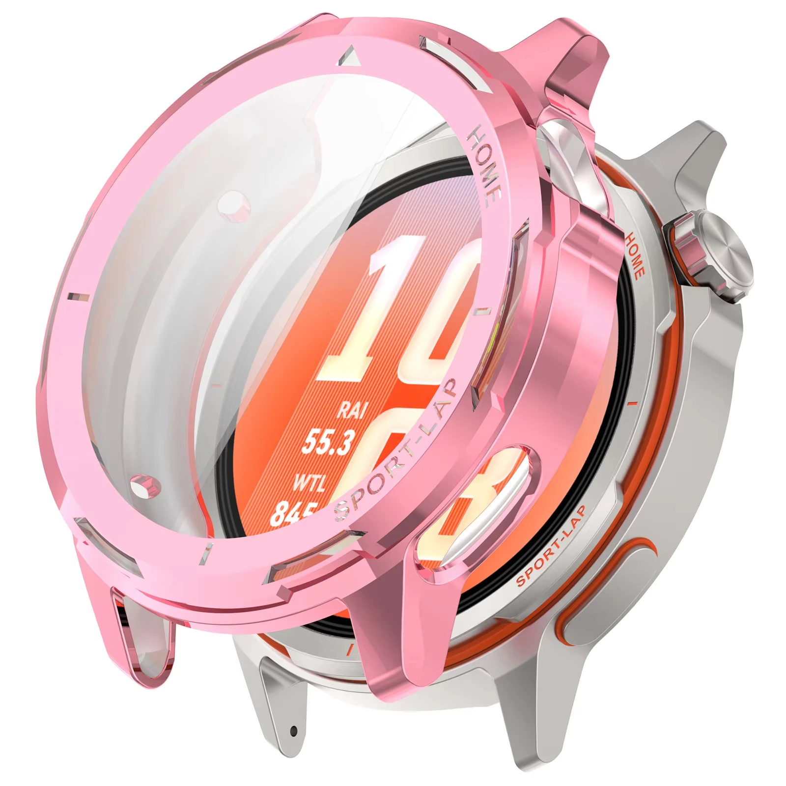 Clear TPU Screen Protection Case - Anti-Scratch, Waterproof, Shock-Resistant Watch Cover