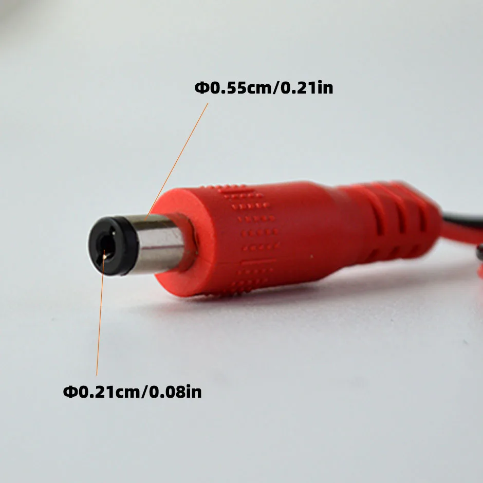DC 5.5*2.1mm 전원 연장 케이블 플러그 자동차 모니터 서브우퍼 사운드 반전 이미지 디스플레이 백업 카메라 전원 코드