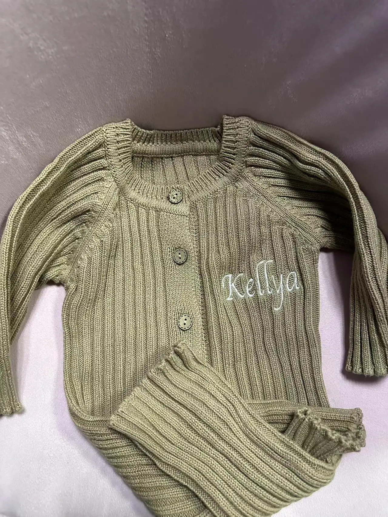 

Personalized Customization Baby Spring and Autumn Boys and Girls Long Sleeve Knitted Sweater Creeper with Name Baby Gift