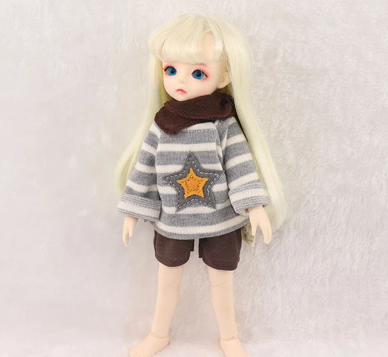 

1/6 BJD SD кукла ткань платье рубашка короткие брюки шарф часть Аксессуар