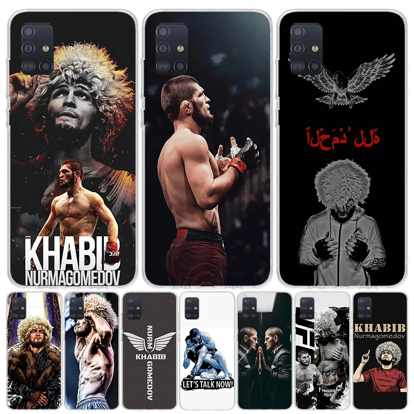 Custodia Per Telefono Khabib Nurmagomedov Per Samsung Galaxy A50 A51 A70 A71 A40 A30 A20E A10 A31 A21S A41 A01 A6 A7 A8 A9 Plus Cover