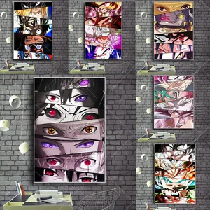 Peripheral Anime Poster Naruto One Piece Luffy Dragon Ball Wall Art Decoration Canvas Painting Cuadro Mural Home Kids Room Decor