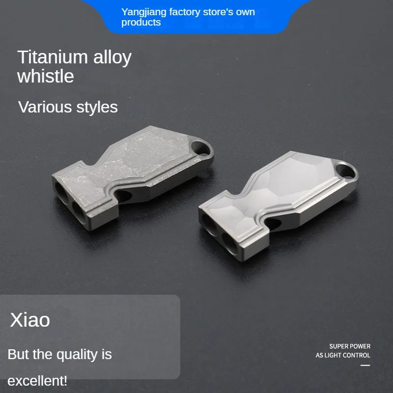 Titanium Emergency Survival Whistle Super Powerful 120 ~ 130 dB